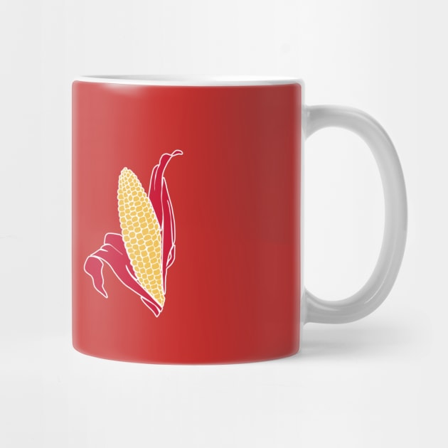 Wheat > Corn Kansas Jayhawks Red by Fountain City Designs KC